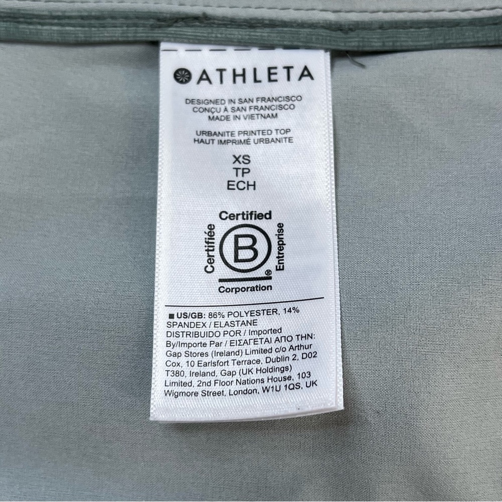 Athleta Urbanite Long Sleeve Button Down Top for Women, Size XS - Picture 5 of 7